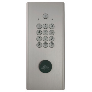 CLAVIER HAUSSMANN 2 RELAIS+CENTRALE LIGHT VIGIK® 1 PTE-SAILLIE-ARGENT