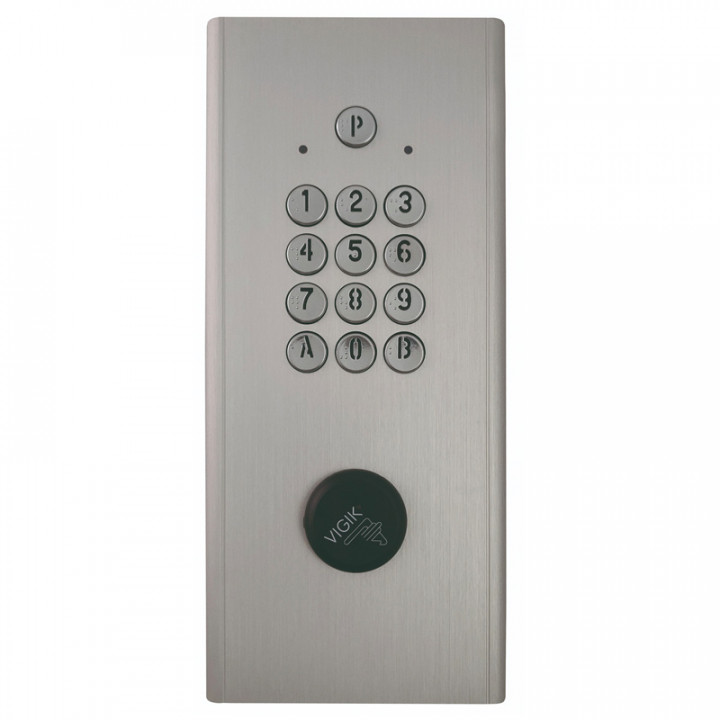 CLAVIER HAUSSMANN 2 RELAIS+CENTRALE LIGHT VIGIK® 1 PTE-SAILLIE-ARGENT