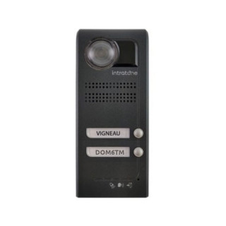 Interphone Vidéo Villa 2 boutons d'appel-pose en saillie-finition anthracite-inclus gestion à distance et mises en relation vidéo 15 ans -