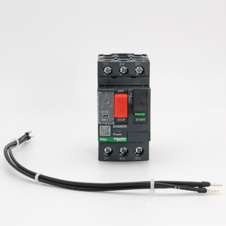 Kit disjoncteur magneto-thermique 2,5/4A+limande pour PIC4416 GP/M