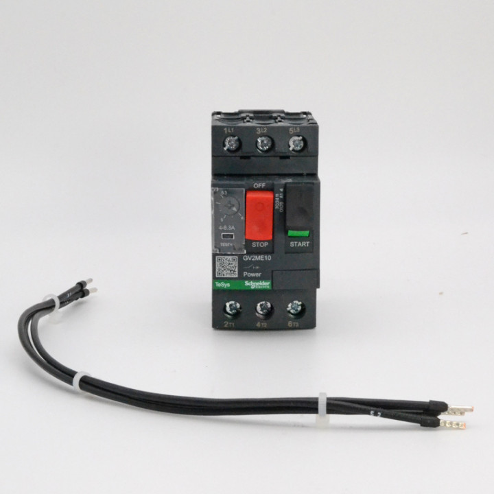 Kit disjoncteur magneto-thermique 4/6,3A+limande pour PIC4416 GP/M