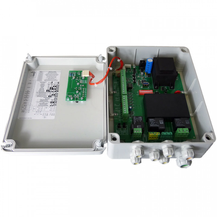 PIC 1410 PH-Electronique de commande en coffret avec boutonnerie pour 1 moteur avec encodeur ou fin de course mécanique