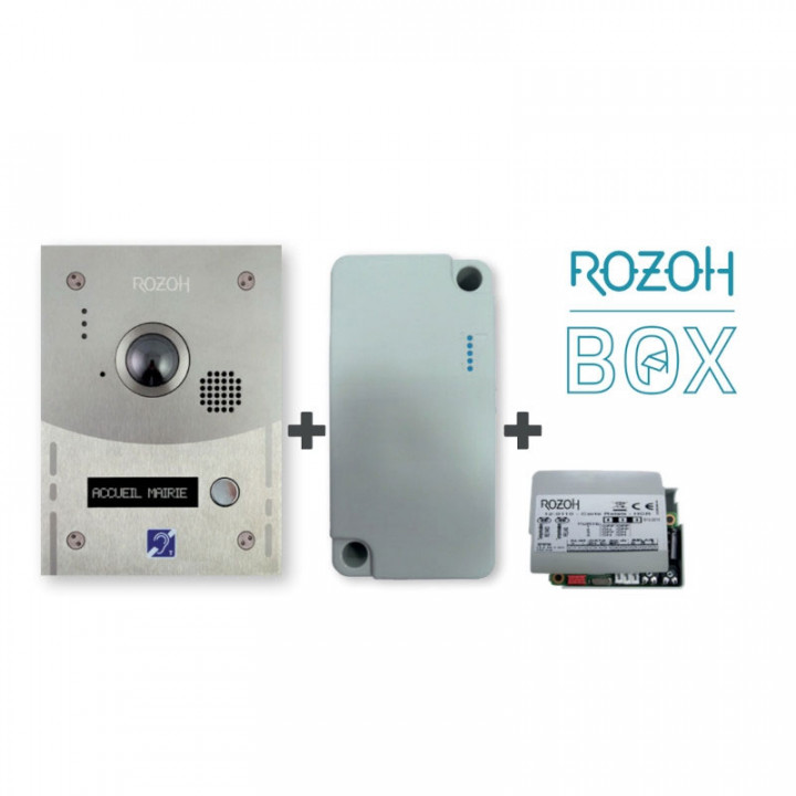 R501-0004 ROZOH BOX VIDÉO 1 BP:INTERPHONE+RELAIS+MOD.GSM-A/V 10 ANS