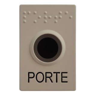 R304-0003 BOUTON POUSSOIR SANS CONTACT - FINITION BLANC