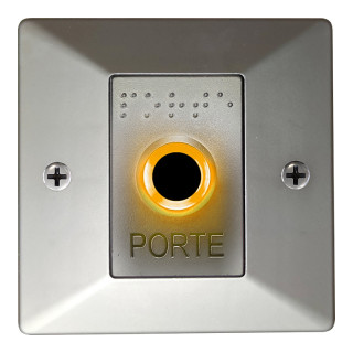R304-0101 PACK COMPLET 1 BP SS CTCT+1 BOITIER ENCASTRE+1 SAILLIE-CHROM