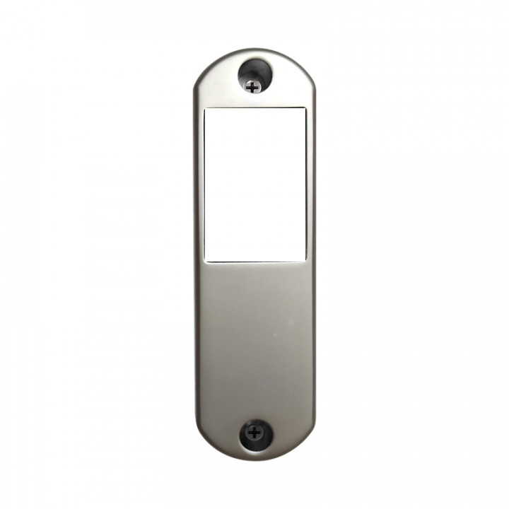 R801-0017 BOITIER SAILLIE POUR BOUTON POUSSOIR-FINITION CHROME MAT
