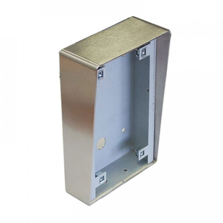 Boitier pour interphone Vidéo Vendone et Vendone Smile - pose en saillie - finition inox