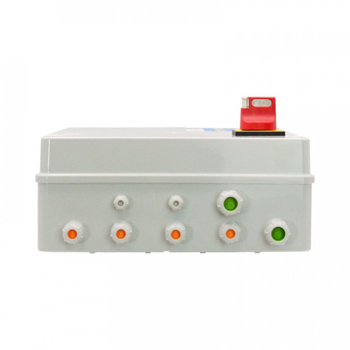 PIC 4416V7 GPHR-Electronique de commande avec variation de fréquence pour moteur triphasé 230V-7,5A en coffret avec 2 BP,1 arrêt et 1 sectionneur