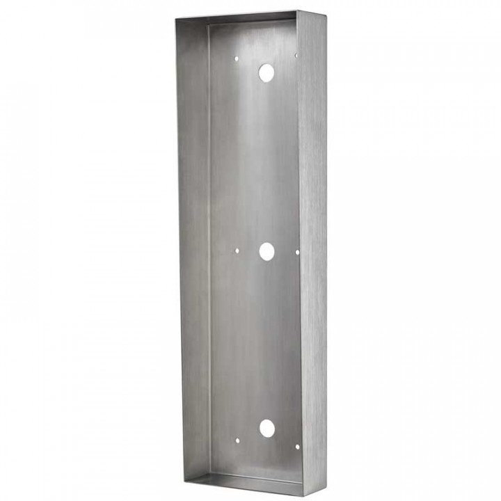CSJP24LBM-Cadre saillie inox avec visiere pour platine JPDVF2LBM/4LBM