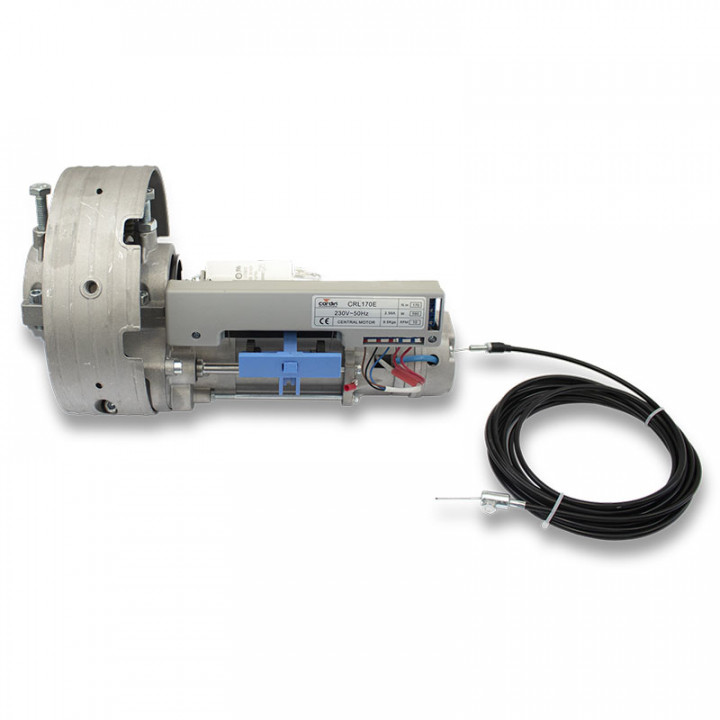 CRL170E - Moteur central 230V avec frein pour grille et rideaux de 180kgs (48/60-200/220)