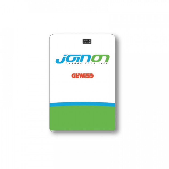 Carte RFID - Activation de charge - Pour bornes I-CON et I-ON