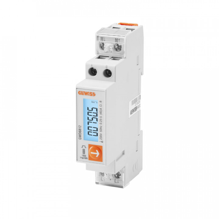 Compteur d'énergie mono DLM à usage domestique Modbus RS485
