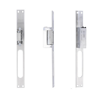 T290SDR1024-Gâche symétrique à émission 1 temps 10-24VAC/DC déverrouillage+têtière