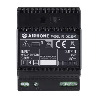 PS0602DM-Alimentation modulaire 230VAC/6VCC 0,2A fixation RAIL DIN ou vis
