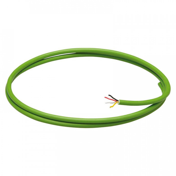 Câble de liaison TIC 2 conducteurs 1 x 2 x 0,8 gaine LSZH Ø 5,2 mm classe CCA vert