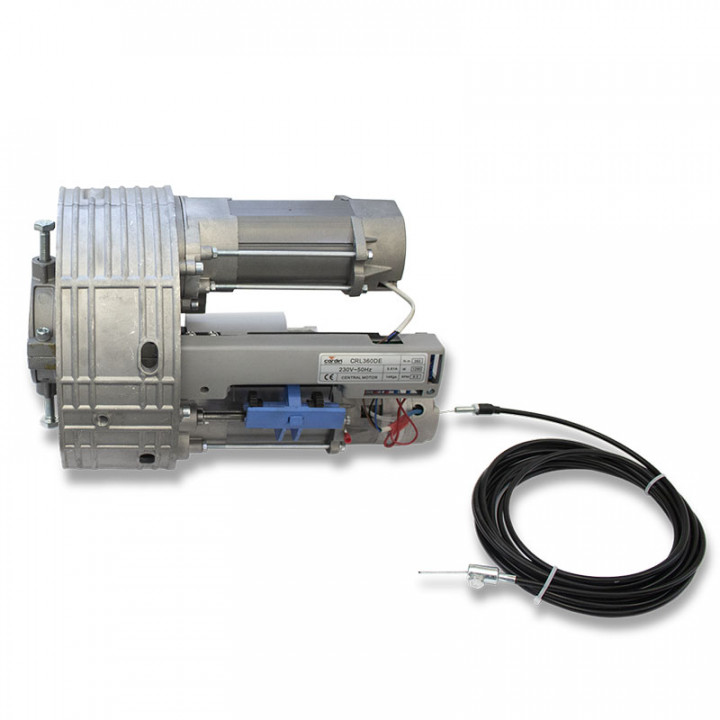 CRL360DE - Moteur central 230V avec frein pour grille et rideaux de 360kgs (76-240)