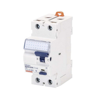 Interrupteur différentiel 2 pôles 40 A instantanné type A 30MA 2 modules