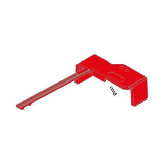 Fin de course rouge (RAL3020) 115 x 67 x 25mm