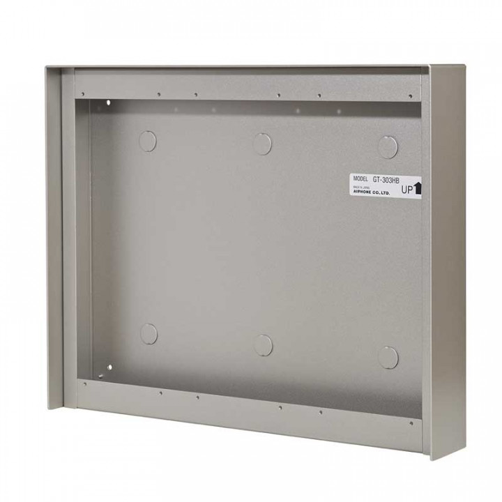 GT303HB-Cadre saillie avec visière en aluminium anodisé pour 3 façades d'encadrement 3 modules de référence GF3F