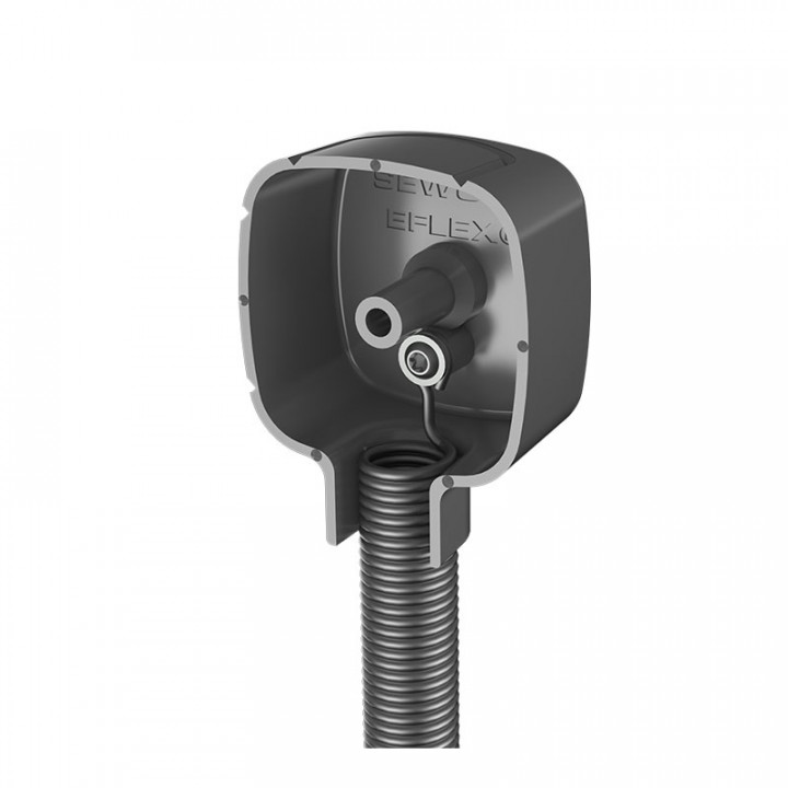 EFLEX-7 FLEXIBLE PASSE CABLE INOX 40CM (DIAMETRE EXT.9.3/INT.7)