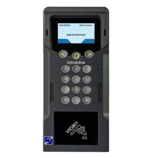 SIROCCO-Pack 1 Interphone Vidéo Only-One avec 1 centrale Vigik® 1 porte+20 badges noirs et mises en relation vidéo 15 ans de 1 à 10 logements
