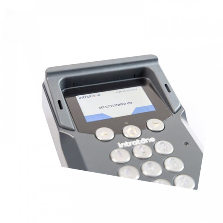 SIROCCO-Pack 1 Interphone Vidéo Only-One avec 1 centrale Vigik® 1 porte+20 badges noirs et mises en relation vidéo 15 ans de 1 à 10 logements