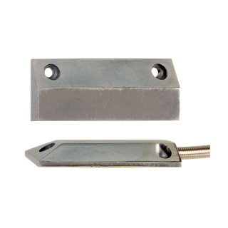 MS911/CW2-Contact magnétique d'ouverture de type sabot avec contact NO/NC inverseur câble  fils lg 2m