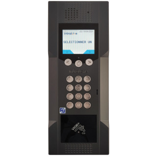 PACK INTERPH.INTRACODE ANTHRACITE-CLAVIER 12T-VIGIK+ M.L-1000NMS/2P