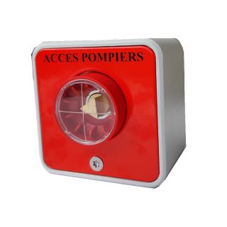 SE APZ 1-2T Contacteur à clé pompier triangle 11mm plastron plat-pose en applique