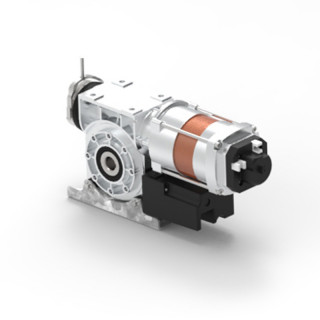 VTAM3C 85-134 KU-Motoréducteur pour porte rapide 85Nm, 134trs/min, axe 30mm, secours par manivelle ave câble 3m