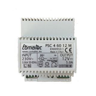 CARAL5A12 - Alimentation 12VCC-5A pour montage sur rail din