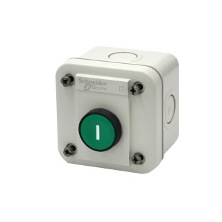 Boite à 1 bouton pour commande