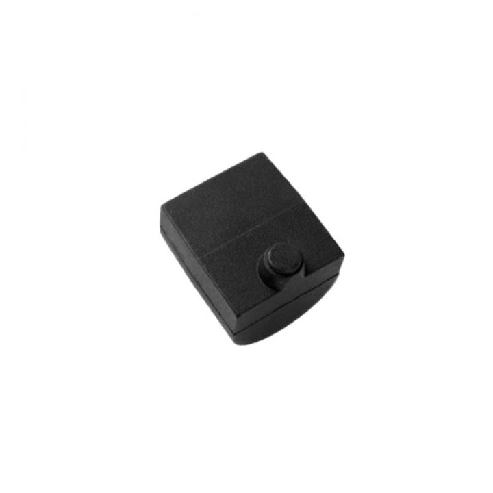 Bouchon de recouvrement souple pour palpeur sks 20 avec sortie cable verticale (cote rail)