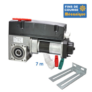 SAI 430E 24TRS 7M+CONSOLE-Opérateur de porte sectionnelle max:430kgs, triphasé, avec éléctronique integrée, secours par debrayage rapide, fins de course mécanique.