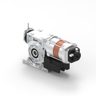 VTAM3C 180-93 KU-Motoréducteur pour porte rapide 180Nm, 93trs/min, axe 40mm, secours par manivelle ave câble 3m