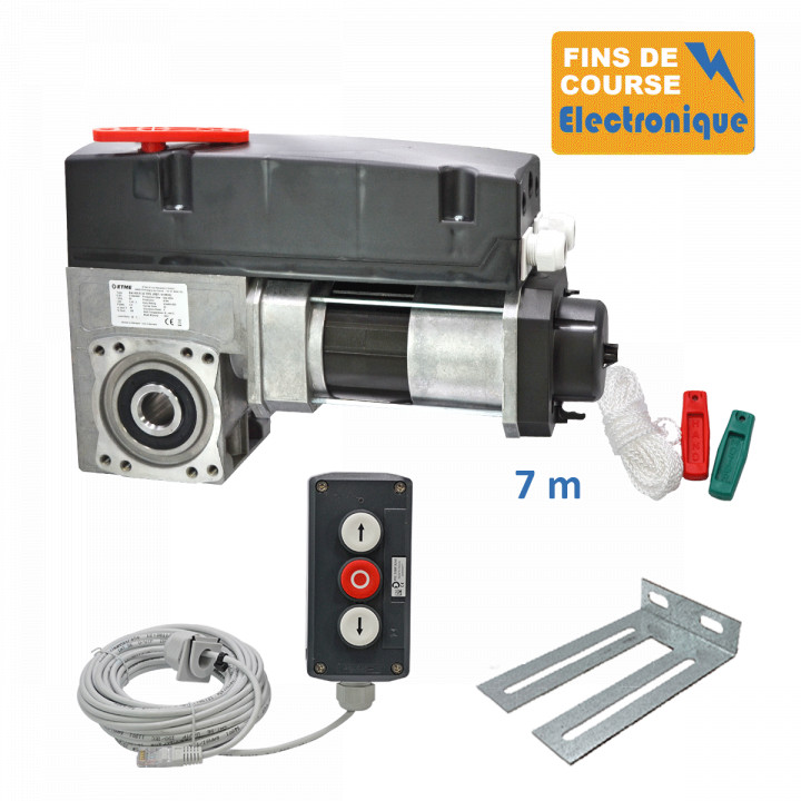 SE1I 400E 24TRS 7M+PIC 53BP 10M+CONSOLE-Opérateur de porte sectionnelle max:400kgs, monophasé, avec éléctronique integrée, secours par debrayage rapide, position par codeur.