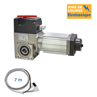 SET3C 530E 24TRS 7M-Opérateur de porte sectionnelle max:530kgs, triphasé, secours par débrayage rapide, position par codeur avec câble 7m