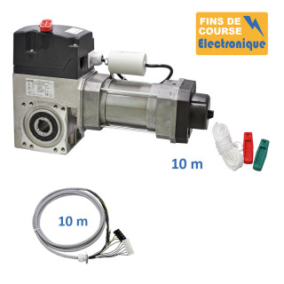 SE1C 400E 24TRS 7M-Opérateur de porte sectionnelle max:400kgs, 230V, secours par débrayage rapide , position par codeur avec câble 7m