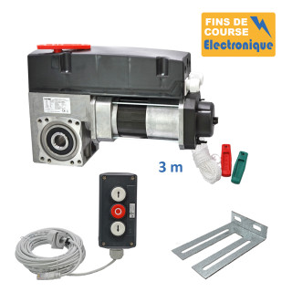 SE3I 430E 24TRS 3M+PIC 53BP 10M+CONSOLE-Opérateur de porte sectionnelle max:430kgs, triphasé, avec éléctronique integrée, secours par débrayage rapide, position par codeur.