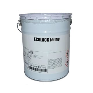 ECOLACK Jaune-Peinture en bidon de 5kgs