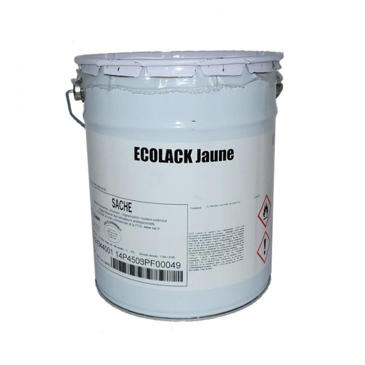 ECOLACK Jaune-Peinture en bidon de 5kgs