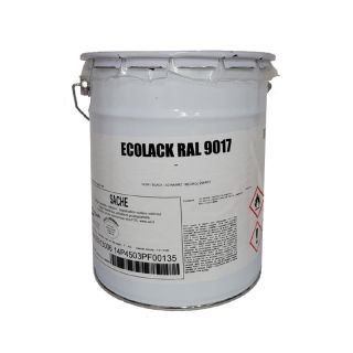ECOLACK Noire-Peinture en bidon de 5kgs