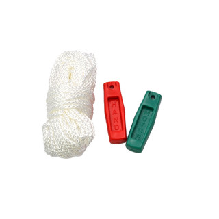 Kit corde hauteur 11m (Lg:m) avec poignées rouge et verte pour opérateur de porte sectionnelle