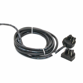 Jeu de bouchon d'extrémité avec diode et bouchon avec câble droit 2,5m pour palpeur SKS/SKSL 51 à 105