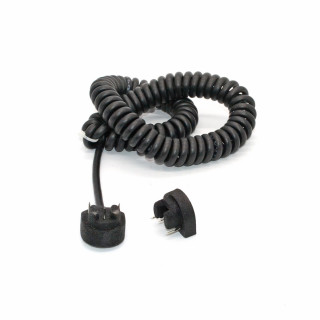 Jeu de bouchon d'extrémité avec diode et bouchon avec câble spiral 3,5m pour palpeur SKS/SKSL 51 à 105
