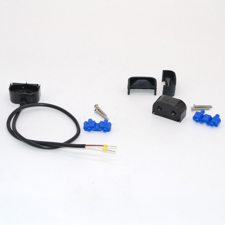 Jeu de bouchons pour optima 32 avec diode avec cable 0.35m sortie cote rail