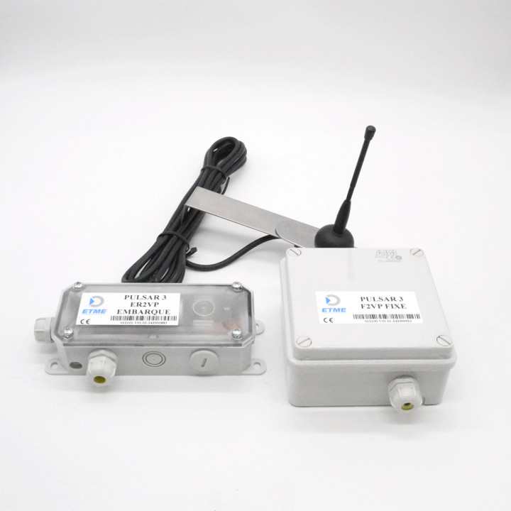 Kit PULSAR 3 R2VP+Antenne 868Mhz avec câble de 5m et équerre de fixation