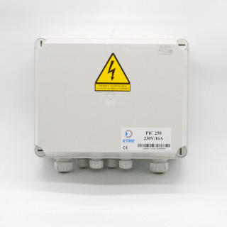 PIC 250 - Coffret de commande pour 1 moteur monophasé 230V 16A maximum avec fins de course mécaniques