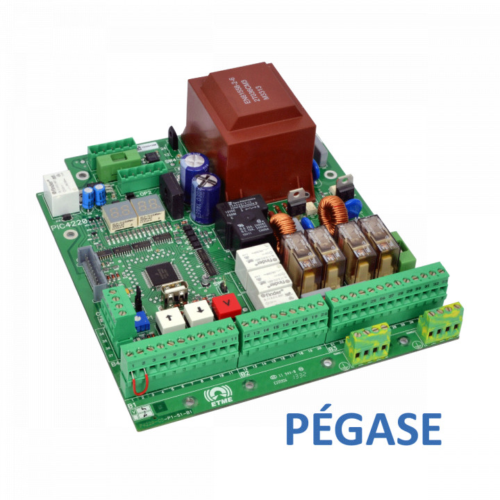 PIC 4220E PEGASE CARTE-Carte seule de commande pour 1 opérateur Pégase avec frein 205V