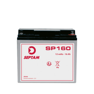 SP160-Batterie 12 V, 16 Ah - Emballage individuel